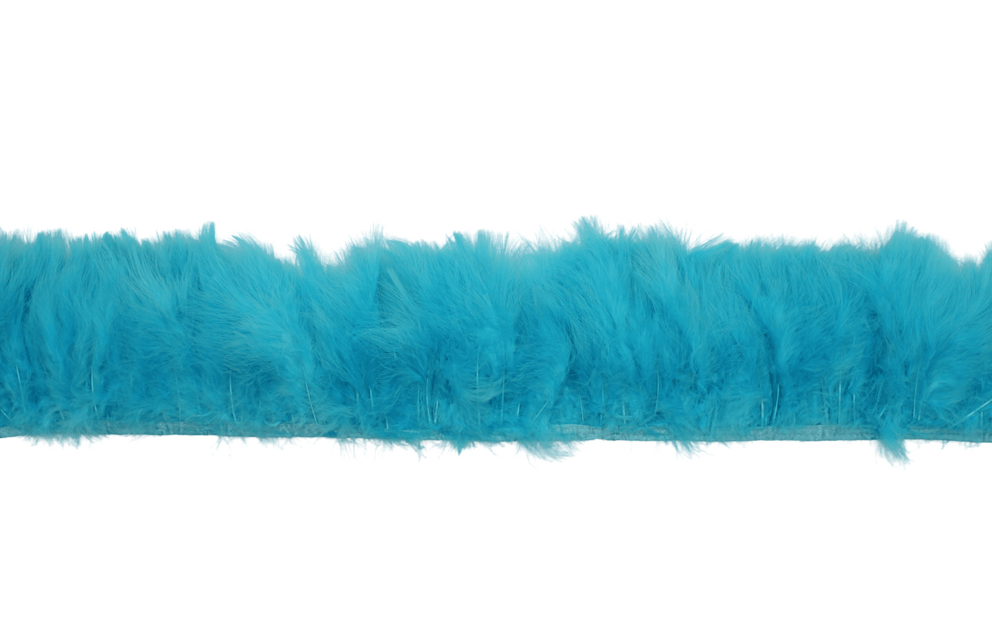 5-7" Marabou Puff Yards H12 Aqua Blue