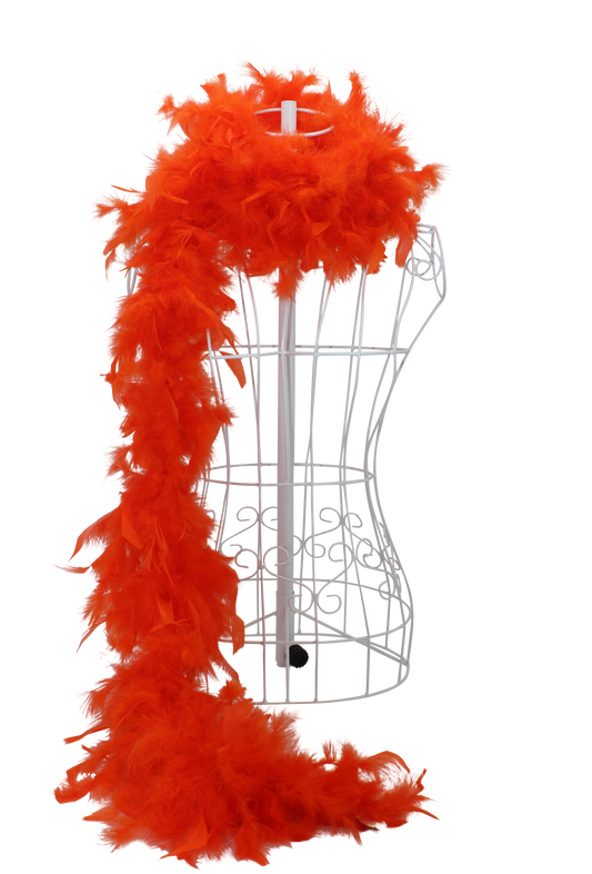 Feather Boa Chandelle H104 Burnt Orange