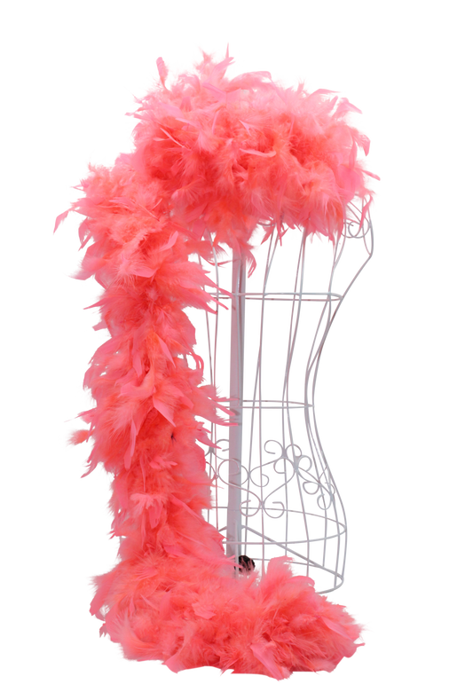 Feather Boa Chandelle H111 Coral