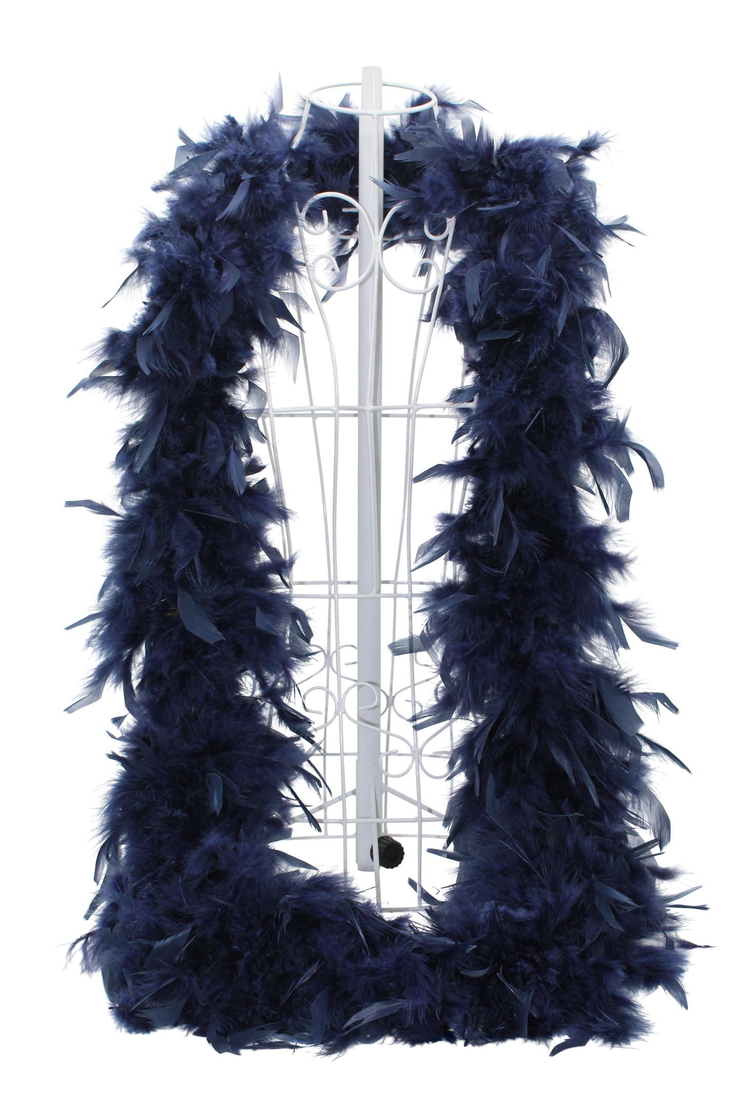 Feather Boa Chandelle H24 Navy Blue