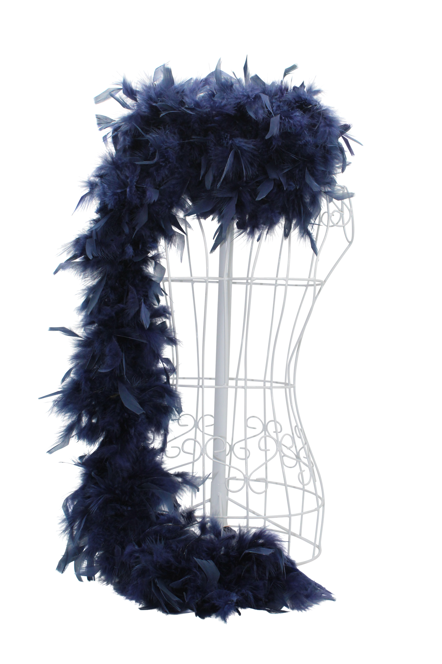 Feather Boa Chandelle H24 Navy Blue