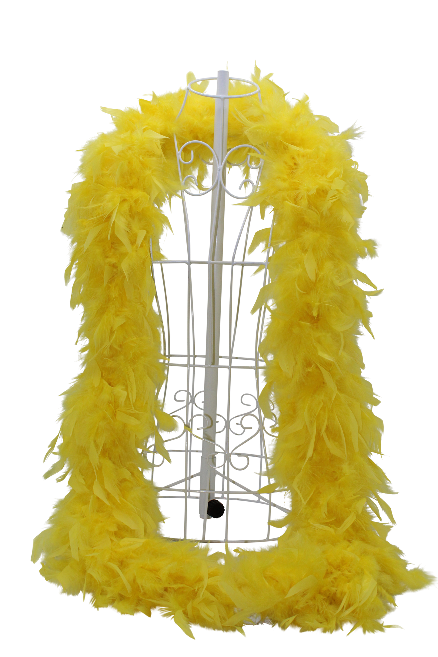 Feather Boa Chandelle H36 Yellow