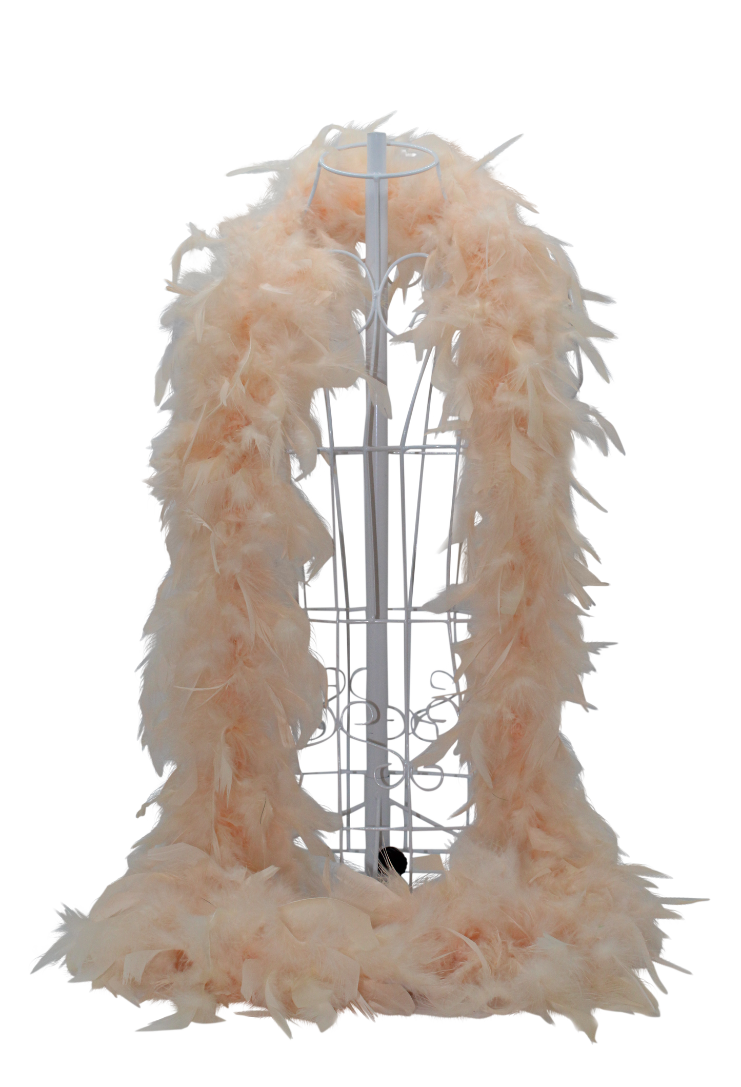 Feather Boa Chandelle H58 Apricot