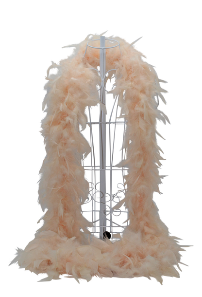 Feather Boa Chandelle H58 Apricot