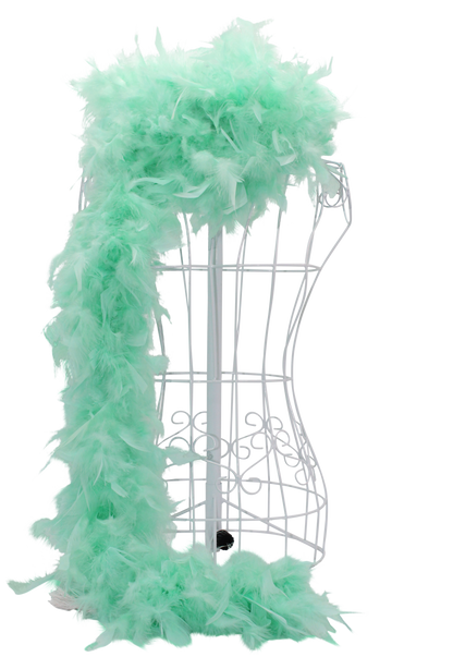 Feather Boa Chandelle H6 Mint