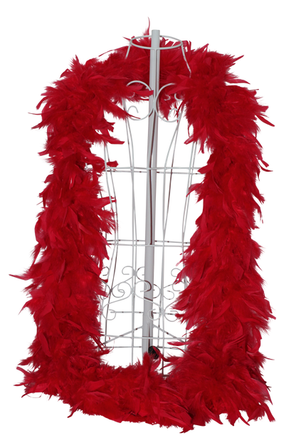 Feather Boa Chandelle H72 Red