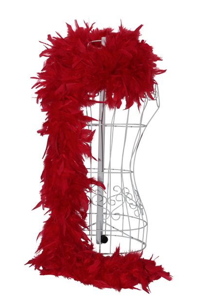 Feather Boa Chandelle H72 Red