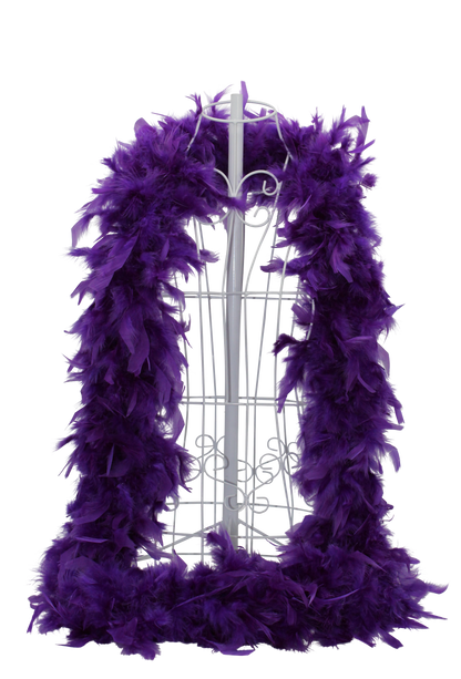 Feather Boa Chandelle H75 Purple