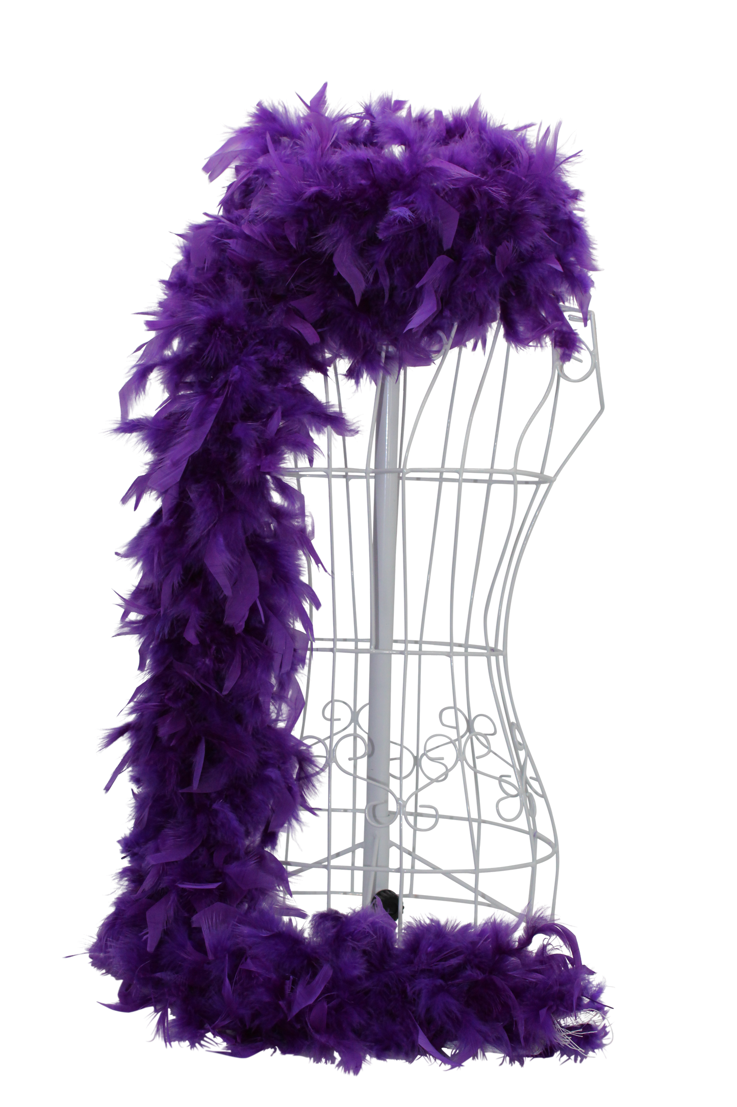 Feather Boa Chandelle H75 Purple