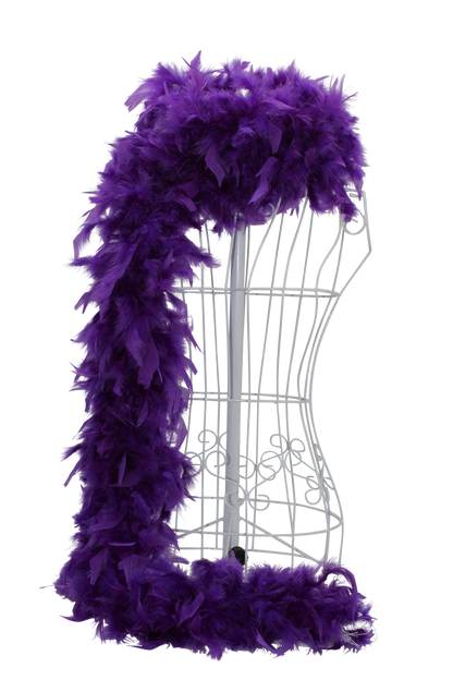 Feather Boa Chandelle H75 Purple