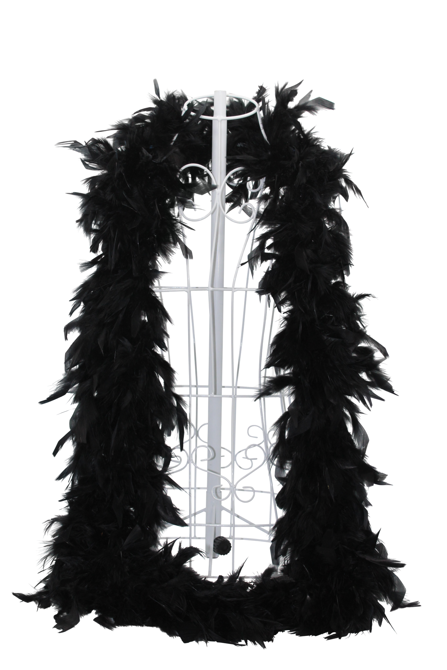 Feather Boa Chandelle H80 Black