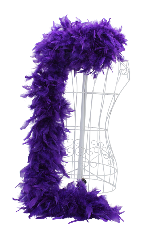 Feather Boa Chandelle H84 Royal Purple