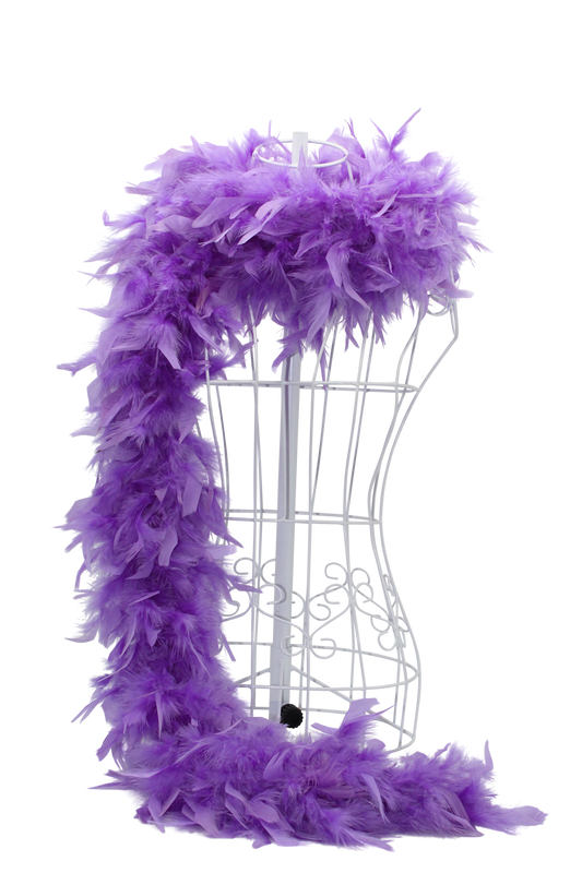 Feather Boa Chandelle H89 Lavender