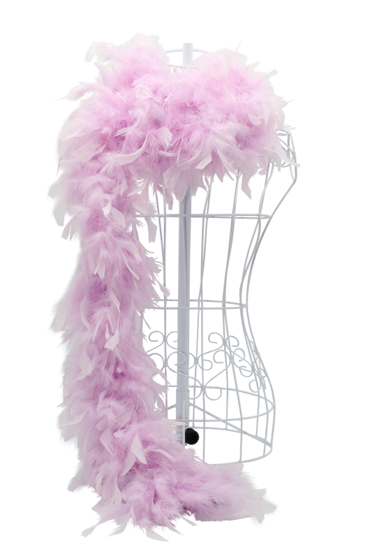 Feather Boa Chandelle H95 Blush Lavender