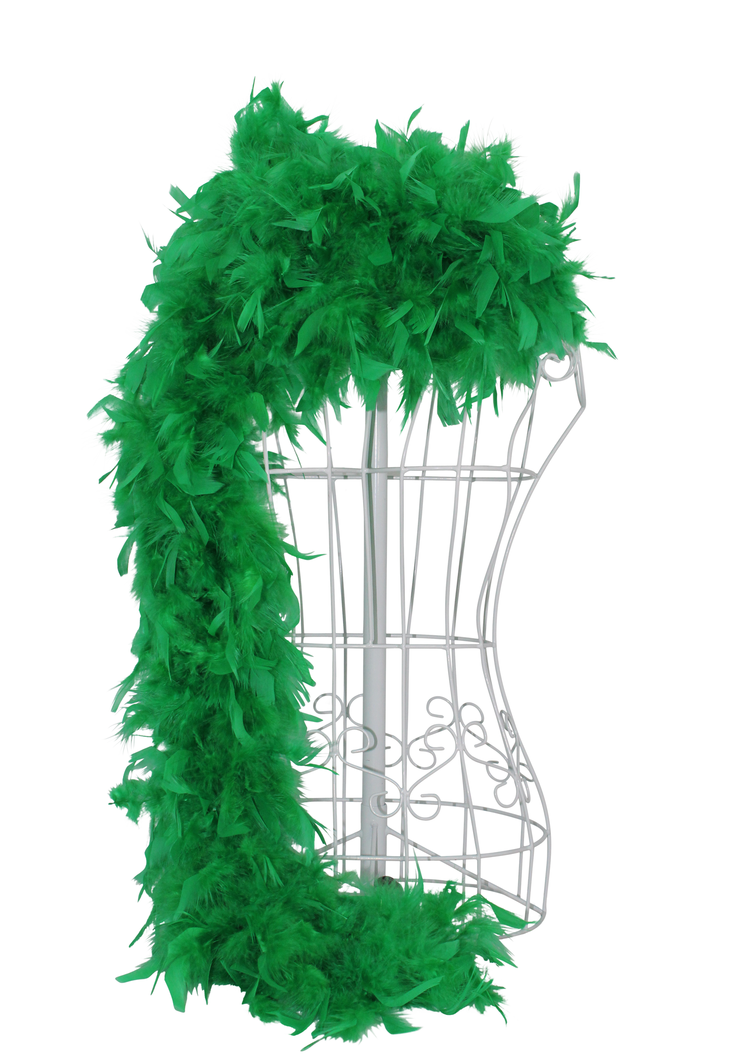 Feather Boa Chandelle H9 Emerald Green