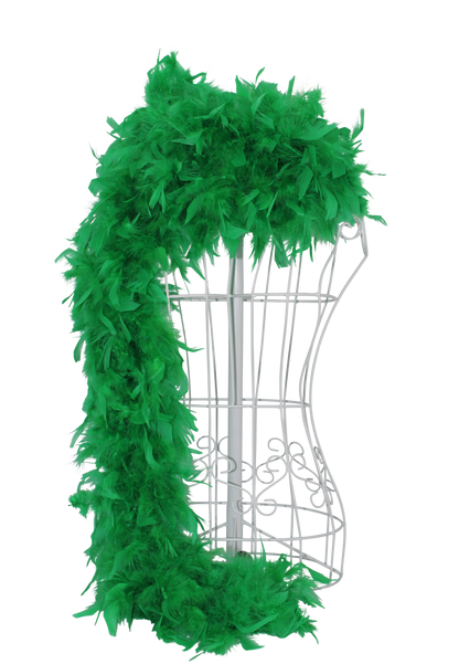 Feather Boa Chandelle H9 Emerald Green