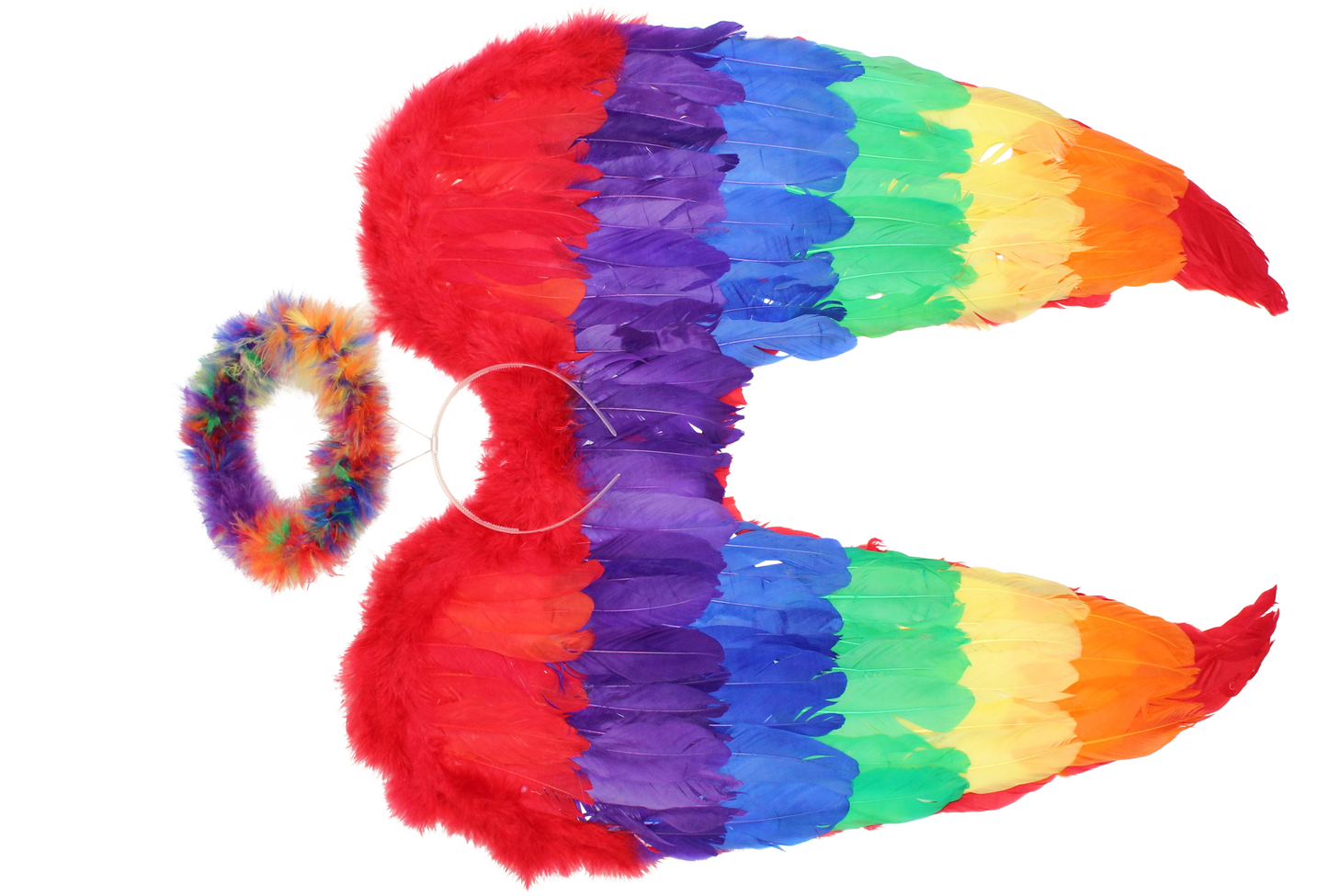 MD Rainbow Angel Wings w/ Halo