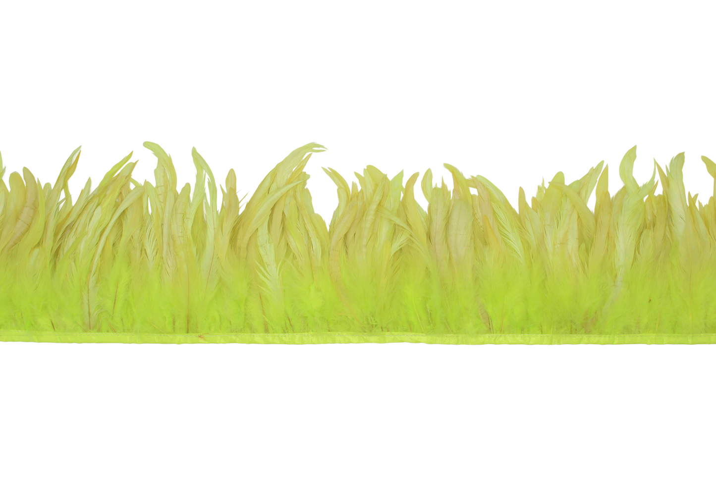 5-7” Schlappen Yards Bleach Dyed Neon Yellow