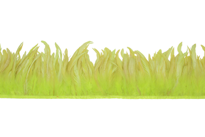 5-7” Schlappen Yards Bleach Dyed Neon Yellow