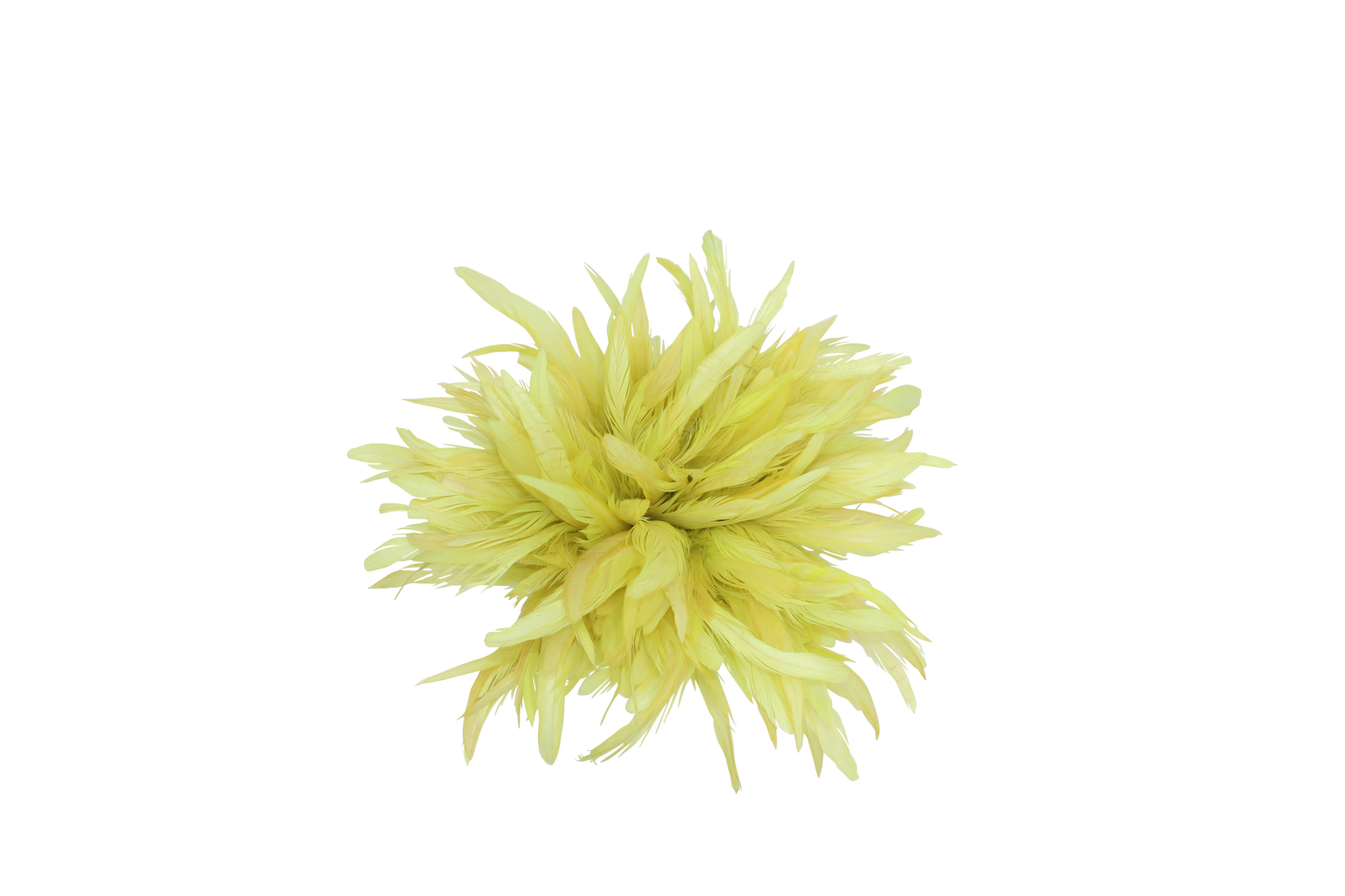 5-7” Schlappen Yards Bleach Dyed Neon Yellow