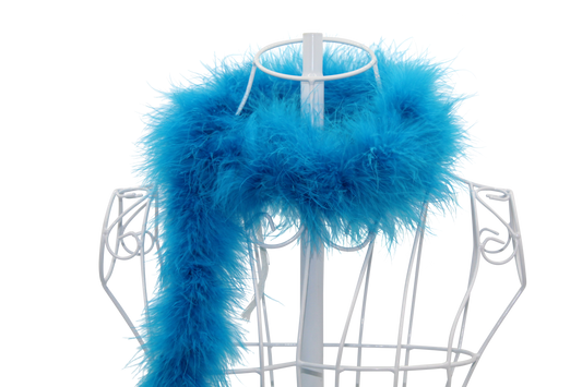 Feather Boa Marabou H100 Turquoise 2 Yrds