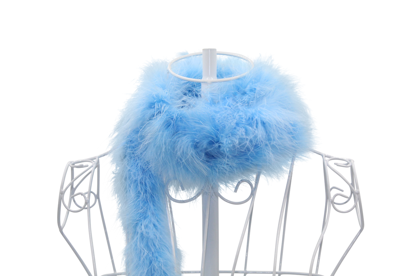 Feather Boa Marabou H15 Sky Blue 2 Yrds