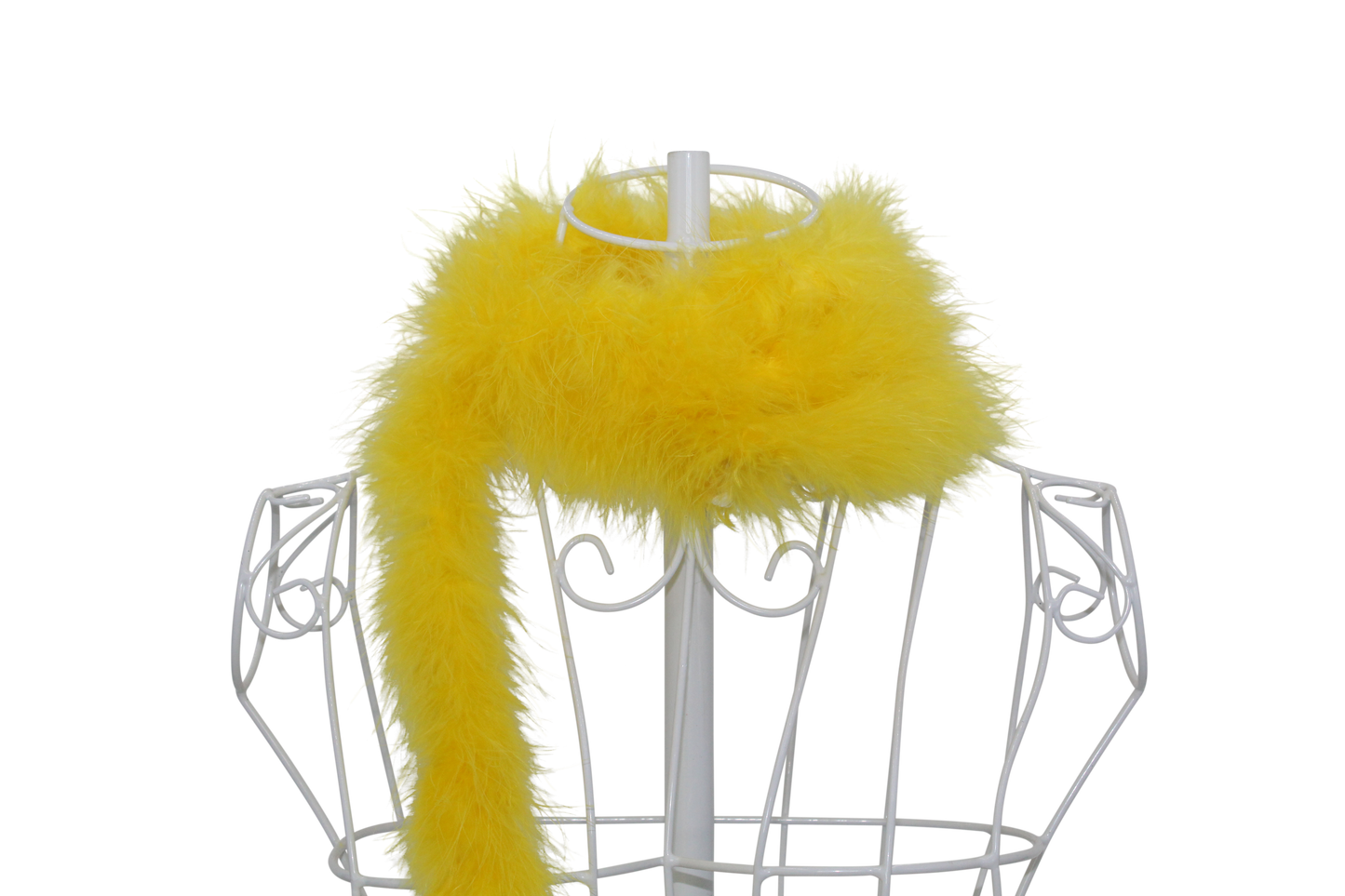 Feather Boa Marabou H36 Yellow 2 Yrds