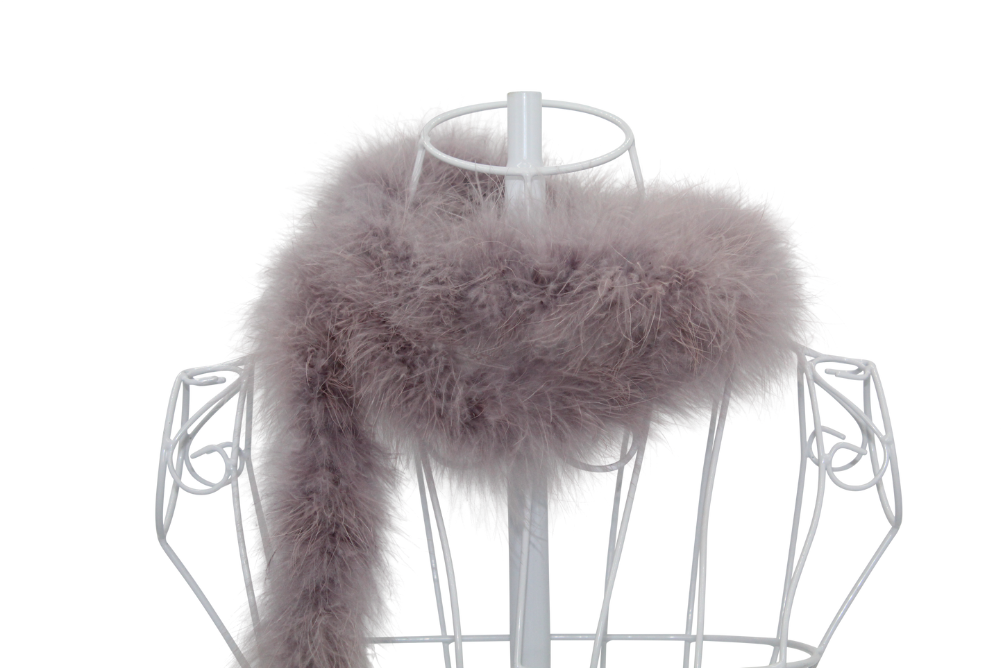 Feather Boa Marabou H49 Platinum 2 Yrds