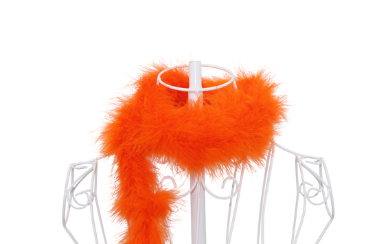 Feather Boa Marabou H62 Orange 2 Yrds