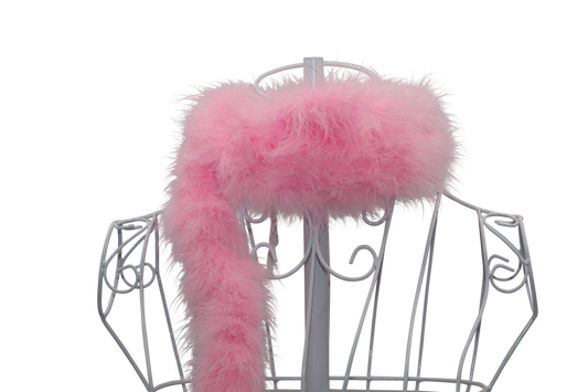 Feather Boa Marabou H64 Baby Pink 2 Yrds