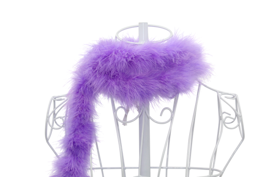 Feather Boa Marabou H89 Lavender 2 Yrds