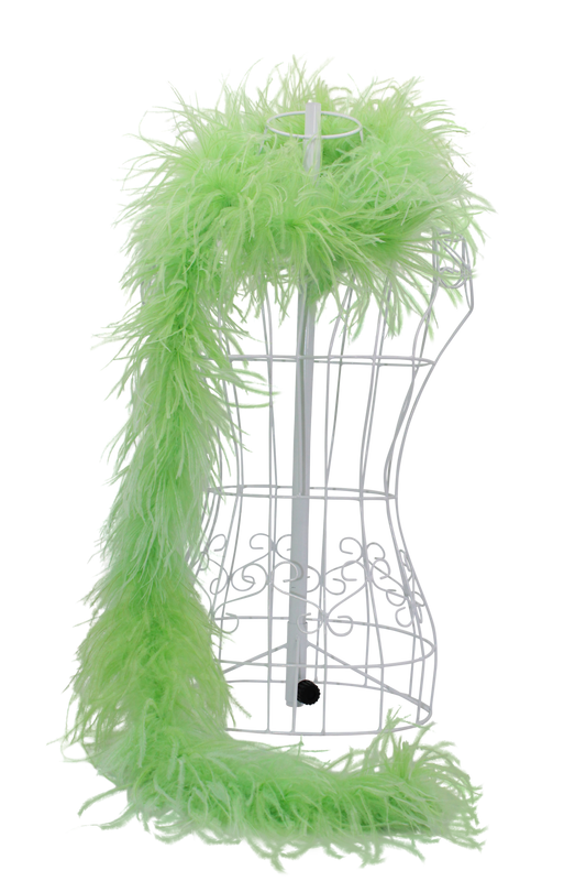 Feather Boa Ostrich H101 Lime