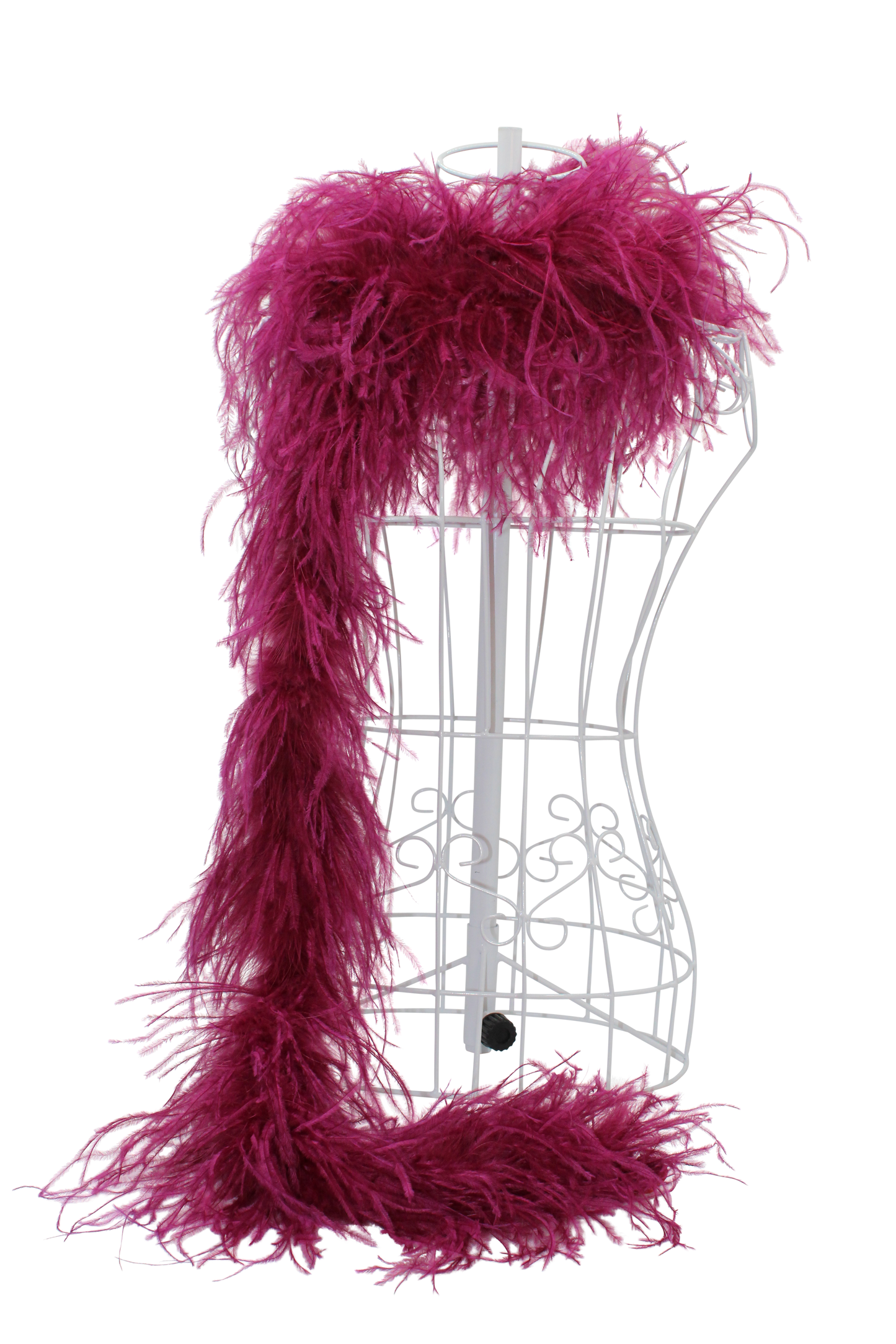 Feather Boa Ostrich H103 Wine