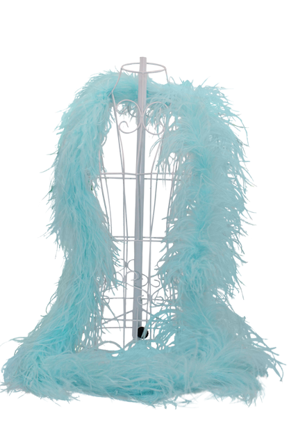 Feather Boa Ostrich H11 Baby Blue