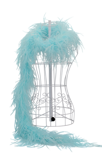 Feather Boa Ostrich H11 Baby Blue