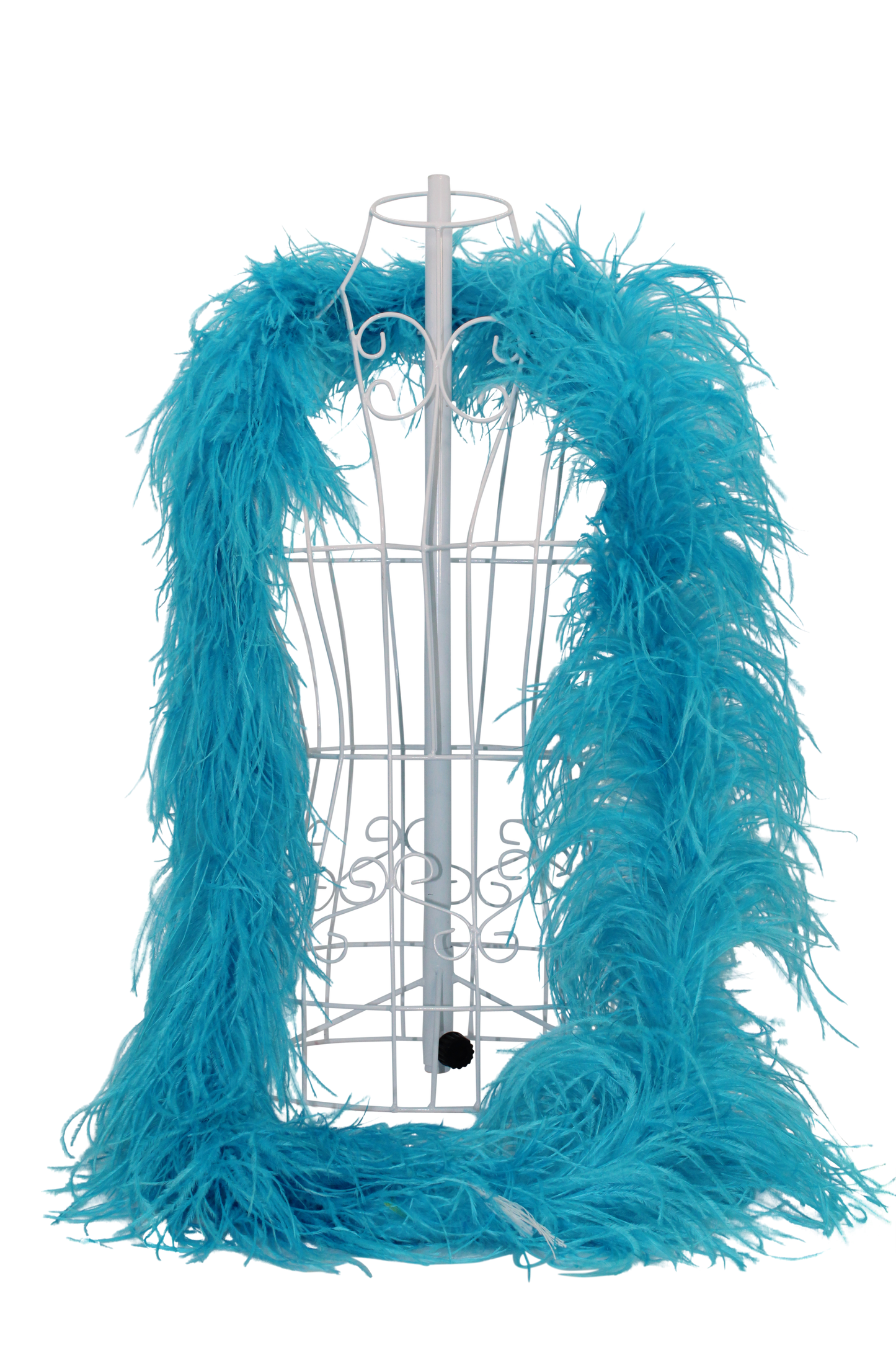 Feather Boa Ostrich H12 Aqua Blue