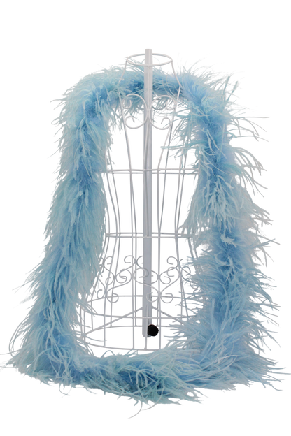 Feather Boa Ostrich H15 Sky Blue