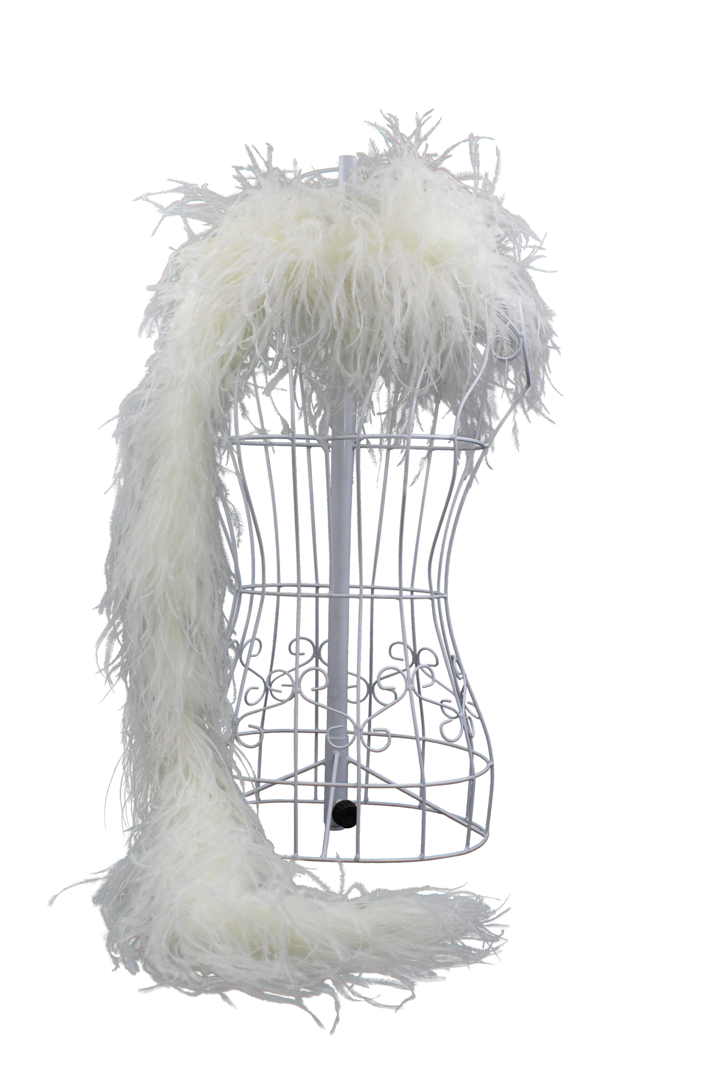 Feather Boa Ostrich H33 Cream