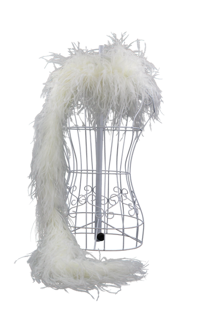 Feather Boa Ostrich H33 Cream