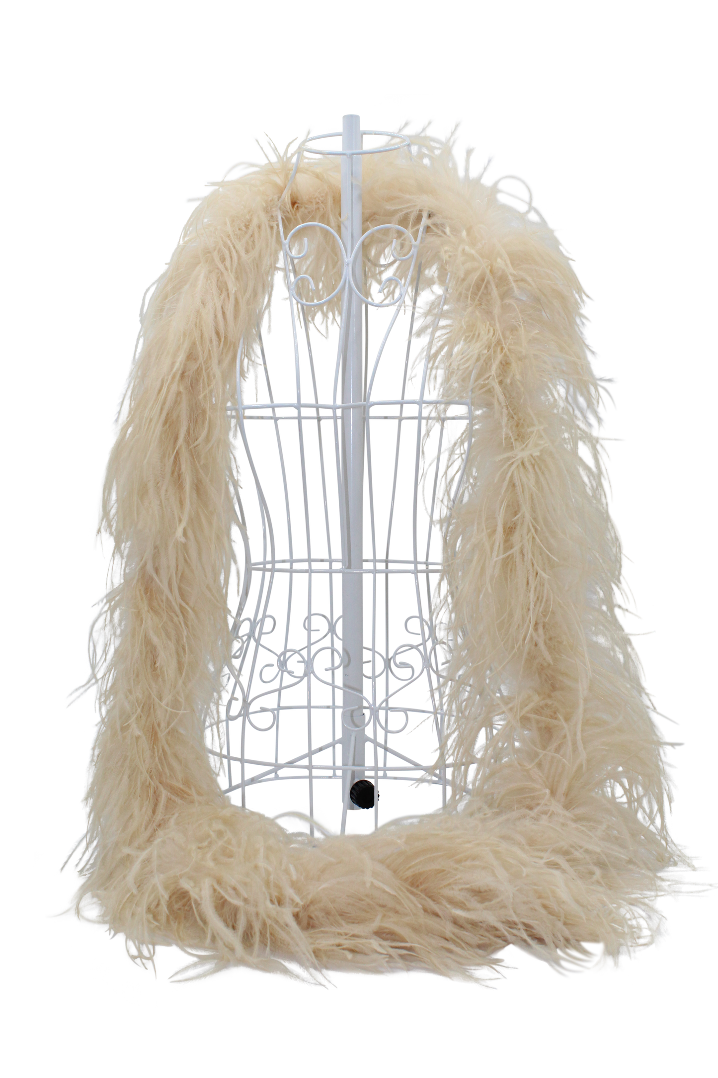 Feather Boa Ostrich H39 Beige