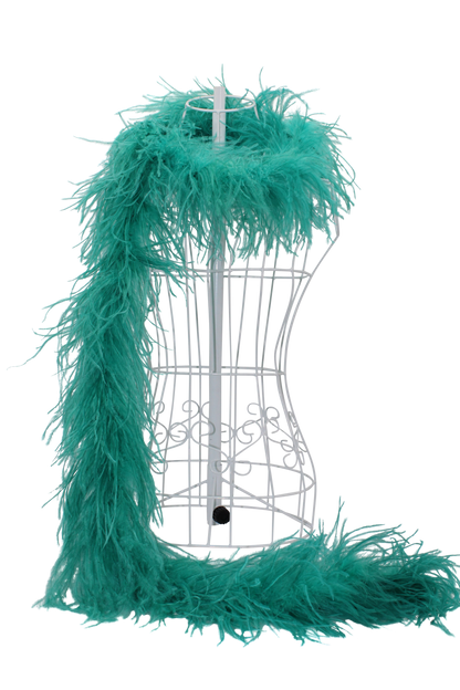 Feather Boa Ostrich H3 Teal