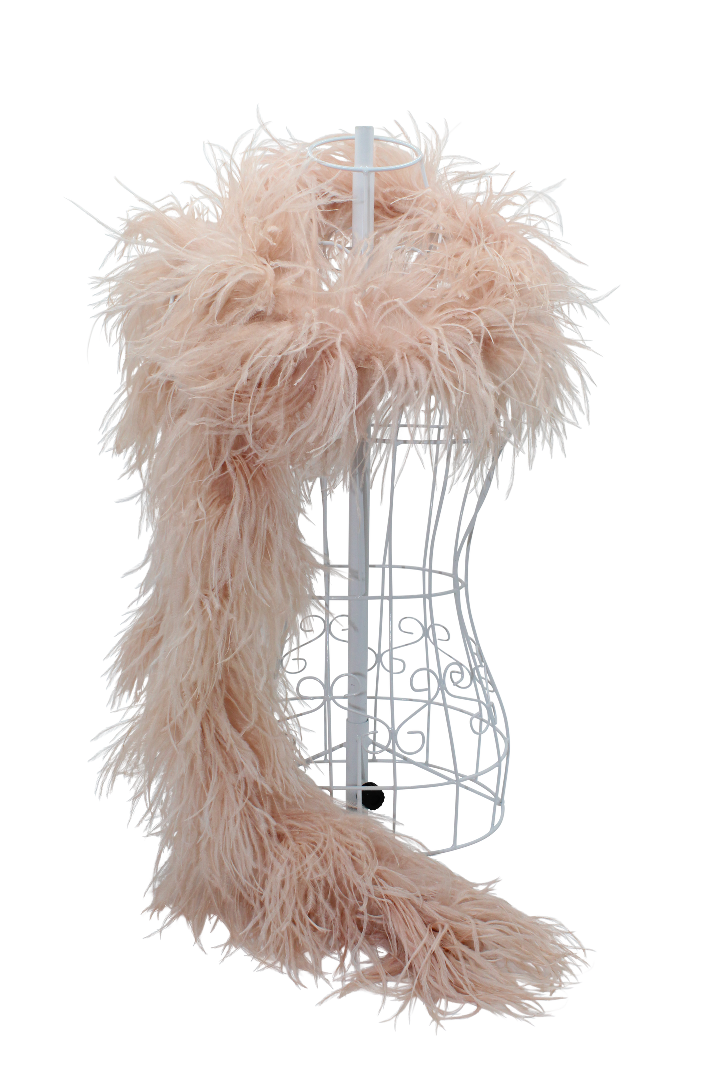 Feather Boa Ostrich H41 Desert Sand