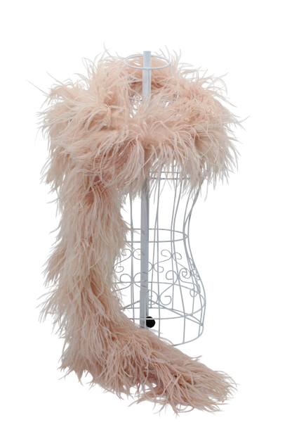 Feather Boa Ostrich H41 Desert Sand