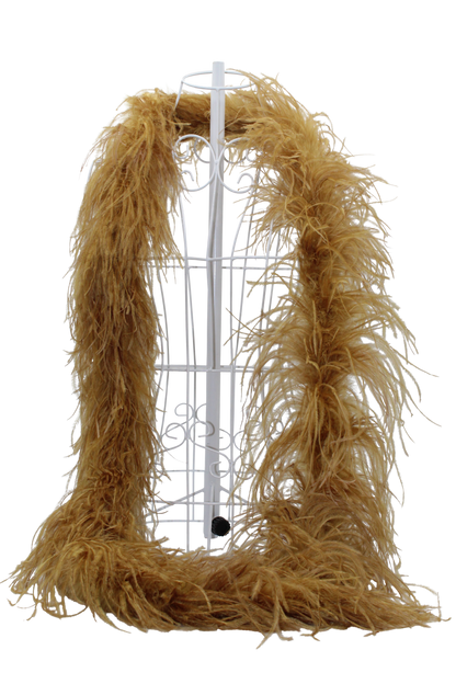 Feather Boa Ostrich H42 Lion