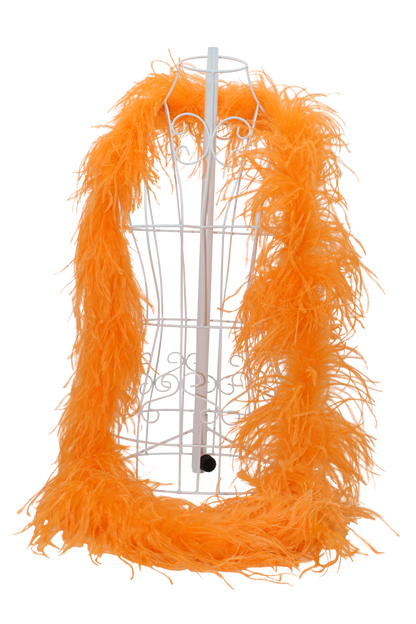 Feather Boa Ostrich H59 Light Orange