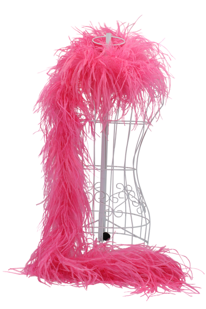 Feather Boa Ostrich H66 Candy Pink