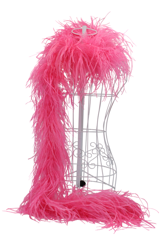 Feather Boa Ostrich H66 Candy Pink