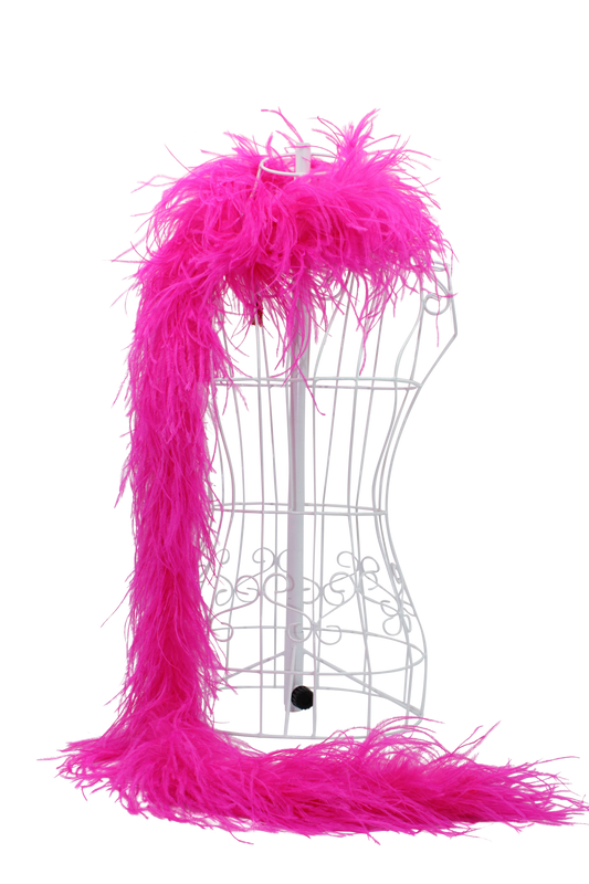 Feather Boa Ostrich H69 Hot Pink