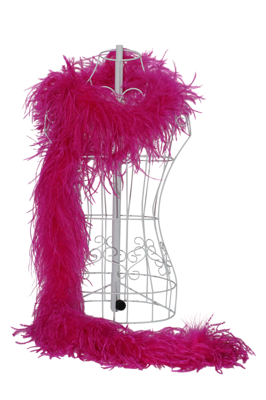 Feather Boa Ostrich H70 Fuschia