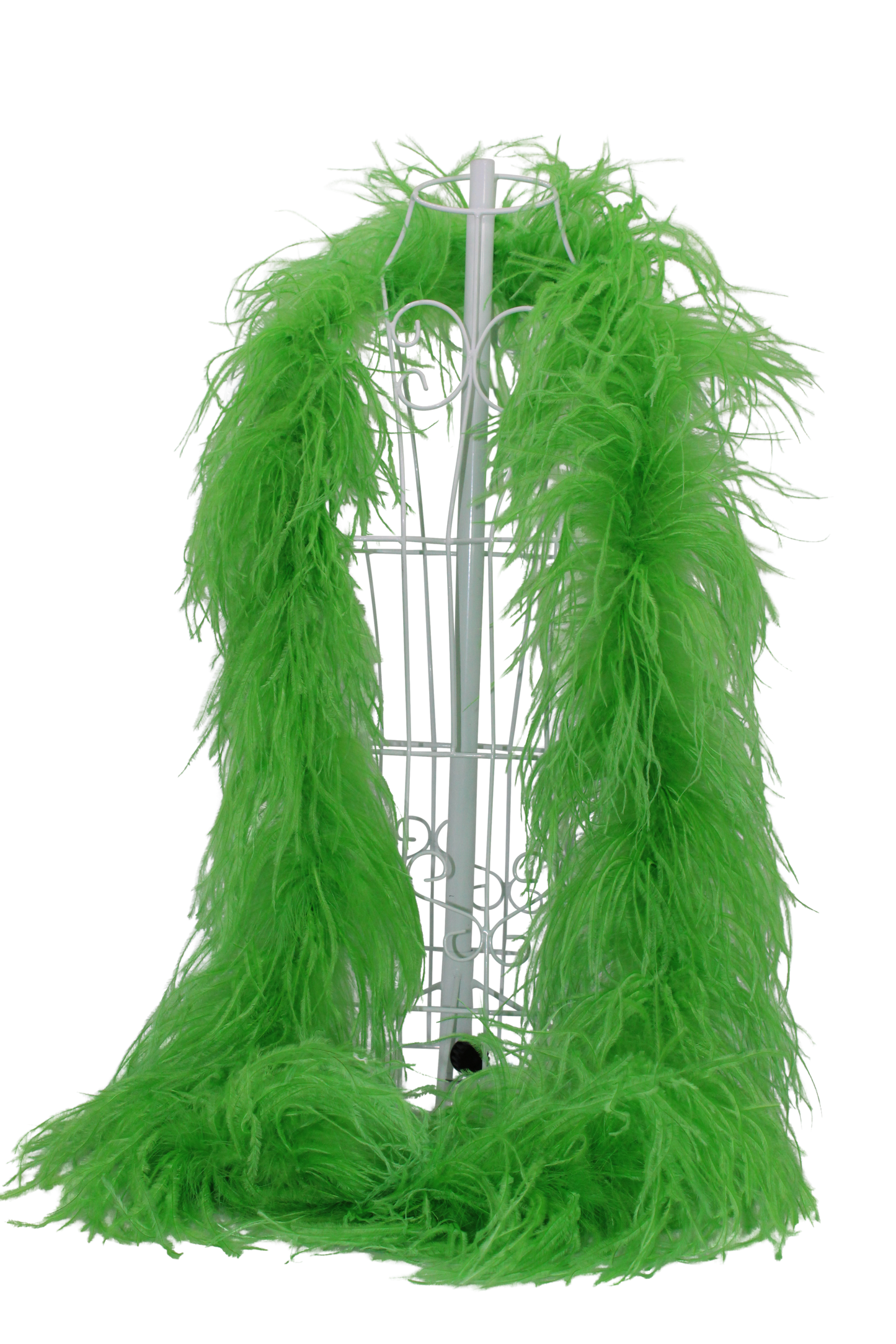 Feather Boa Ostrich H8 Apple Green